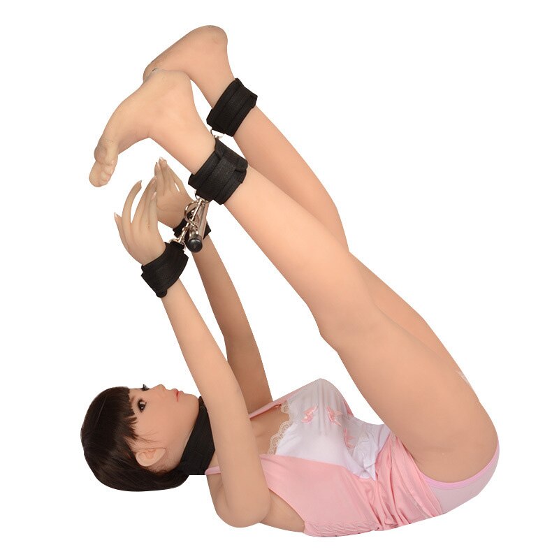 อุปกรณ์ทางเพศสำหรับผู้หญิง ชุดรัดและพัน BDSM ปลั๊กบัทท์โลหะ เข็มขัดรัดไนลอน กุญแจมือเหล็ก ของเล่นผู้ใหญ่เพื่อความรัก