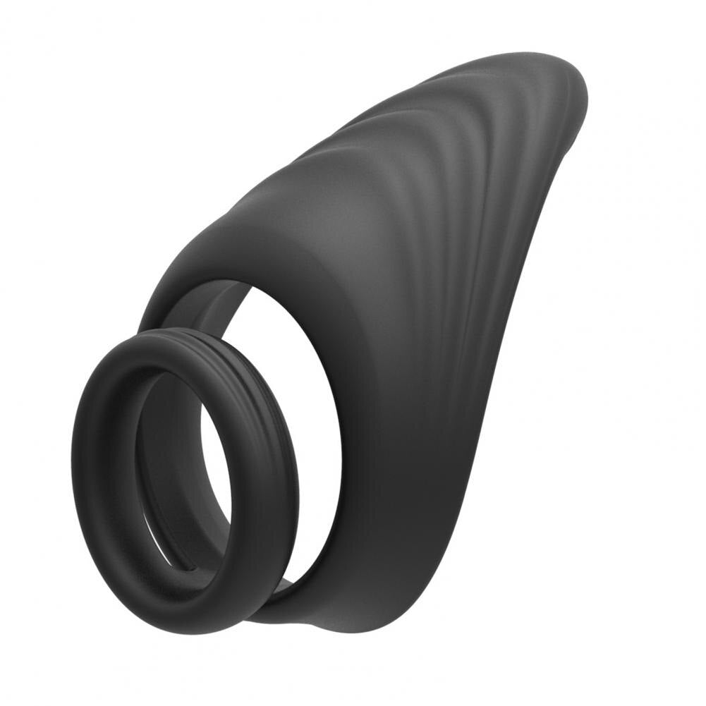 Penis Corrector Penis Cock Ring Flexible Fast Adaptation Silicone Delay Ejaculation Lock Ring for Male Masturbators