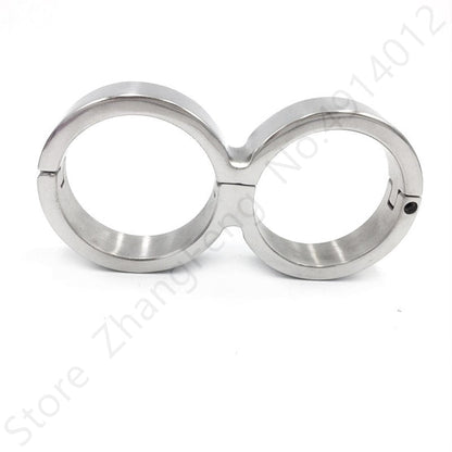Heavy Stainless Steel Handcuffs Ankle Cuff Bondage BDSM Fetish Adult Sex Toys for Woman Screw Sex Toy Bundle Sex Shop China 18+