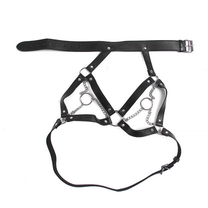Fetish BDSM Bondage Sexy Lingerie Underwear Collar Body Harness Sex Toys Dresses for Women Couples Adults Belt Chain Slave 18+