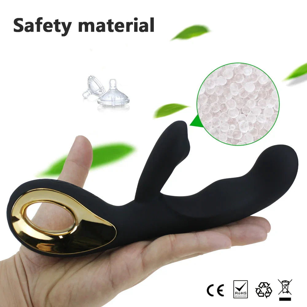 G Spot กระต่าย ดิลโด้ เครื่องสั่น สำหรับจุดจี เครื่องช่วยสำเร็จความใคร่ ของเล่นสำหรับผู้ใหญ่ ชาร์จด้วย USB ทรงพลัง ของเล่นทางเพศช่วยสำเร็จความใคร่สำหรับผู้หญิง กันน้ำ ผลิตภัณฑ์ทางเพศสำหรับผู้ใหญ่