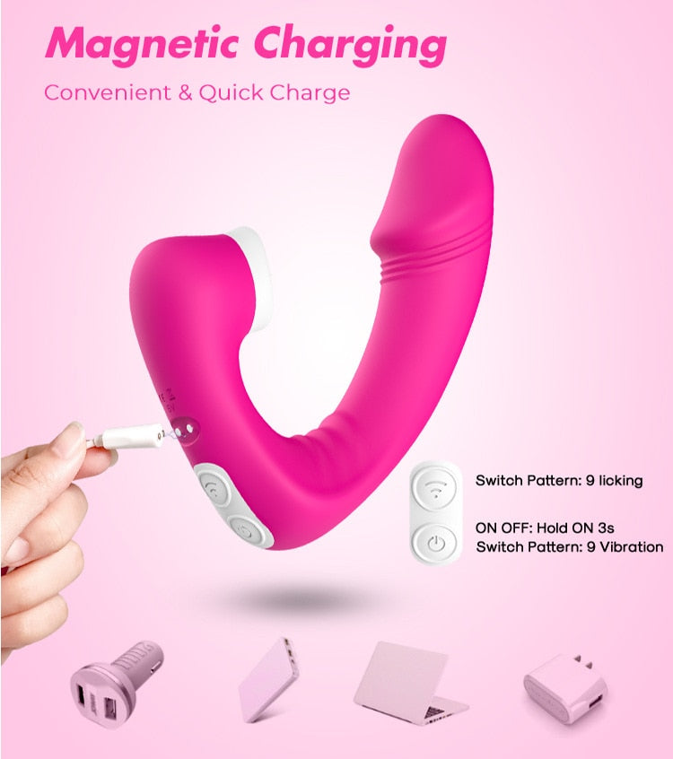 Female Masturbation Device Sucking G-spot Panties Vibrator Couple Sharing Remote Control Wearing Fun Clitoris Stimulator Sex Toy