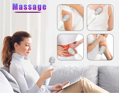 Powerful AV Magic Wand Body Massager USB Charge G Spot Vibrators for Women.Adult Vibrator Sex Toys for Woman.Female Sex Products