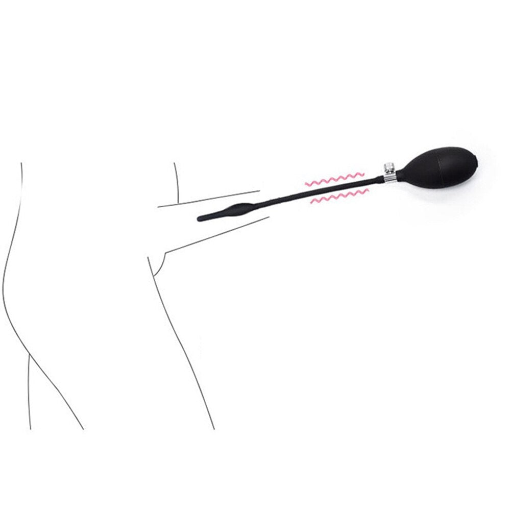 Silicone Urethral Stimulation Rod Dilator Penis Plug Catheter Male Sounding Tube Urethral Stretcher Adult Sex Toy for Men Erotic