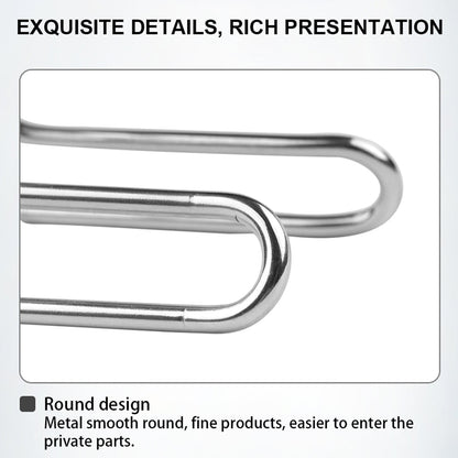 Adjustable Stainless Steel Anal Expander Vaginal Speculum BDSM Slave Anus Pussy Dilator Anal Toys Anal Vagina Enema Sex Products