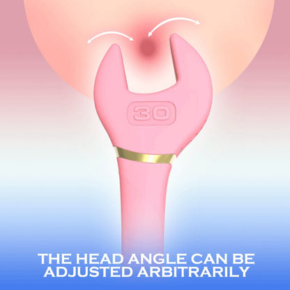 3สีประแจ Vibrators หัวนมผู้หญิง Clitoris กระตุ้นการสั่นสะเทือนความถี่10นวดหญิง Masturbator