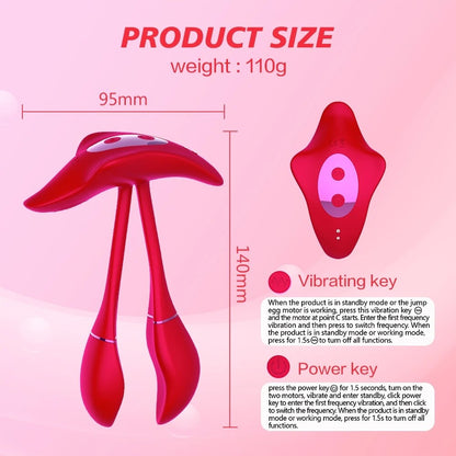 รีโมทแอป Control G Spot Vibrator สำหรับผู้หญิง Clitoris สั่นสะเทือนนวดผู้หญิง Masturbator