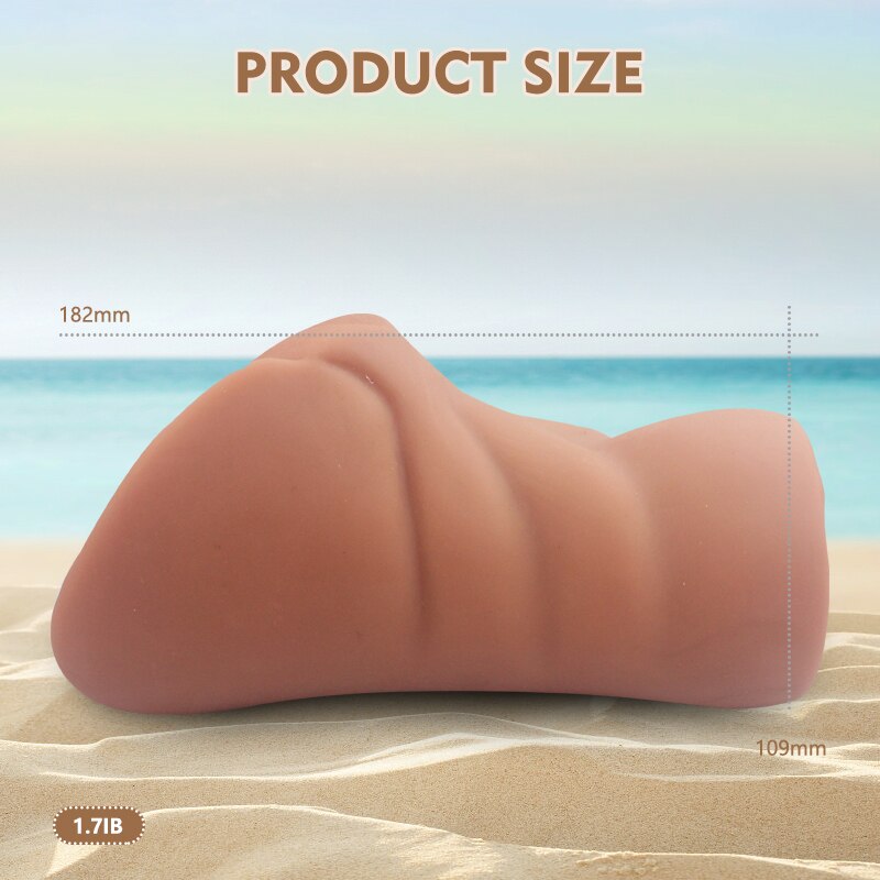 ที่สมจริง Masturbator เซ็กซ์ทอย3D พ็อกเก็ตหีที่สมจริงช่องคลอดเทียม Masturbator สำหรับผู้ชาย18ผู้ใหญ่ของเล่น