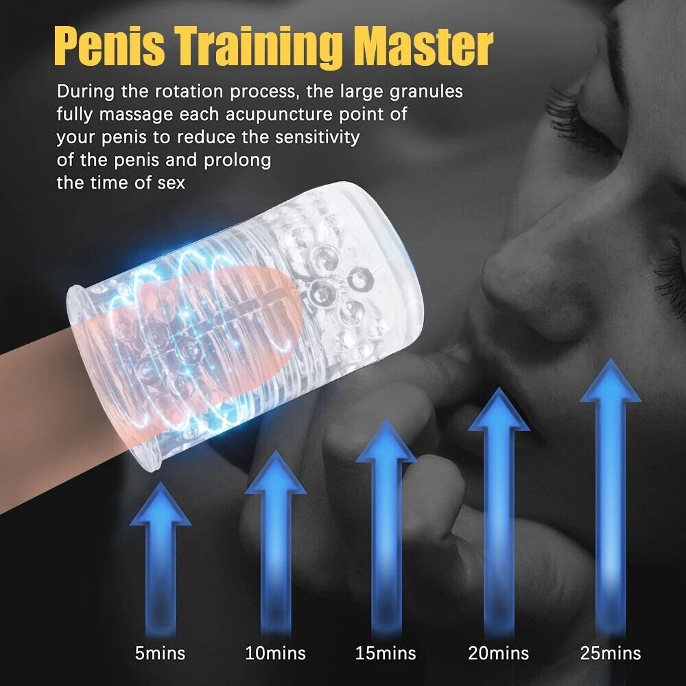 Automatic Thrusting Telescopic Masturbators for Men Penis Stimulator Blowjob Soft Vagina Cup Pussy Sex Toy for Male