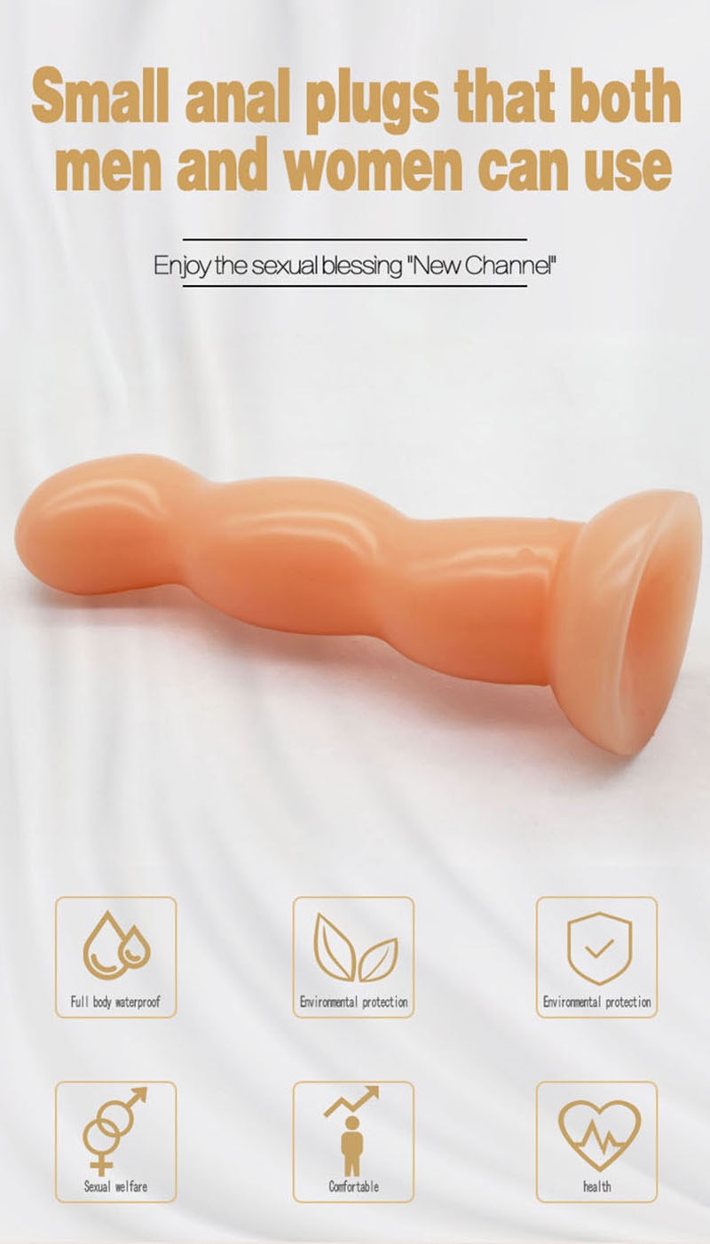 The Female Anal Plug Functional Masturbation Suction Cup Sex Toy for Men Insert Vagina Anal Product Interest Dildo Hot Sale 2021