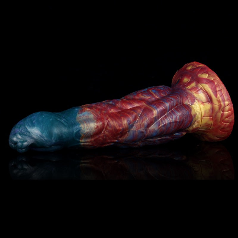 LUUK 6CM Thick Streamer Color Dildo Huge Glans Anal Plug with Powerful Sucker Sex Toys for Women Sexual Fantasy Products