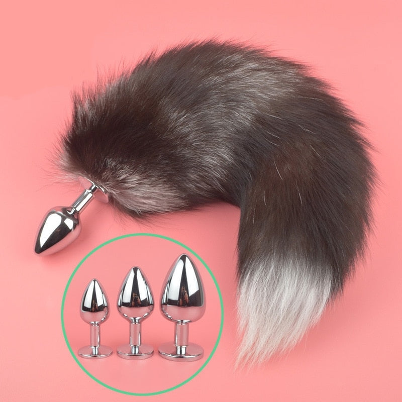 Anal Plug Anal Sex Toys Sex Toys Anal Bunny Sex Toys Stainless Steel Bunny Tail Hairy Anal Plug Tail Anal Toy