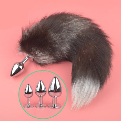 Anal Plug Anal Sex Toys Sex Toys Anal Bunny Sex Toys Stainless Steel Bunny Tail Hairy Anal Plug Tail Anal Toy
