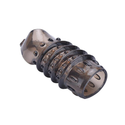 Flexible Penis Extender Sleeve Condoms Thread Penis Sleeve Extension Scrotum Ring Sex Toys Delay Ejaculation Cock Ring Sex Toy