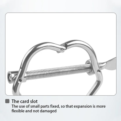 Adjustable Stainless Steel Anal Expander Vaginal Speculum BDSM Slave Anus Pussy Dilator Anal Toys Anal Vagina Enema Sex Products