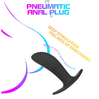 Expandable Prostate Massager Butt Plug อุปกรณ์ช่วยสำเร็จความใคร่สำหรับผู้ใหญ่ จุกเสียบก้นที่พองลมได้ ซิลิโคนขนาดใหญ่พิเศษ จุกเสียบก้นสำหรับสวนทวาร ปั๊มขยายทวาร จุกขยายทวาร