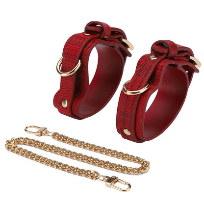 Sex Bondage BDSM Kit Restraints Set Sex Toys with Hand Cuffs Ankle Cuff Bondage Collection &amp; Whip &amp; Collar Choker SM Games