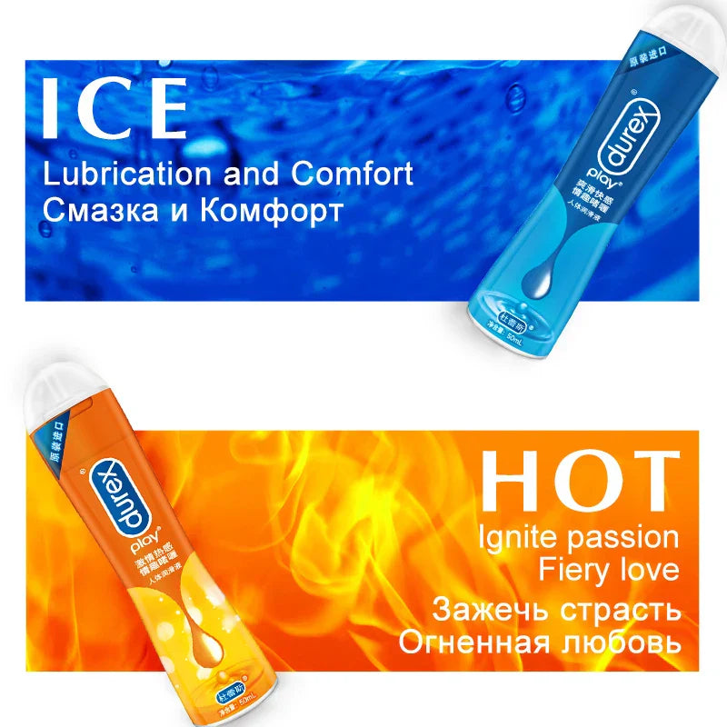 Durex Lubricants Fruit Water Based Lubricant 50ml Massage Orgasm Anal Vaginal Gel Intimate Products Adult Sex Toys For Couples