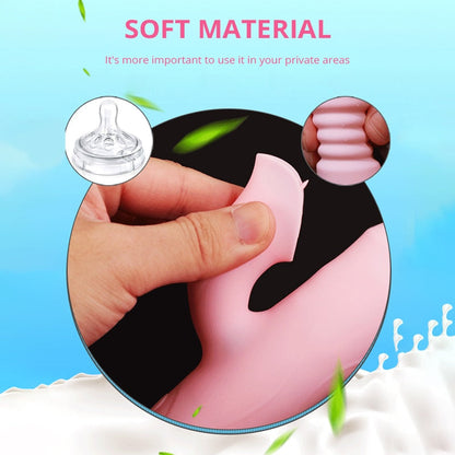 Heating Powerful Telescopic Vibrator for Women Tongue Licking Sex Toys Soft Silicone Clitoris Massage Stick Female Masturbators