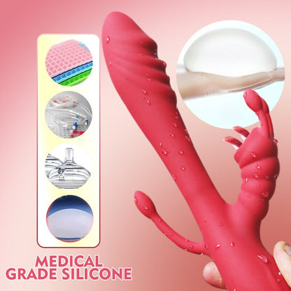 G-Spot Clitoral ช่องคลอดกระตุ้นลิ้นเลีย Vibrators สำหรับผู้หญิง