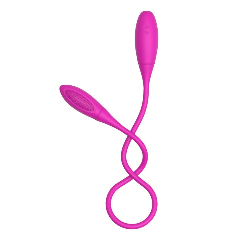 7 Speed Silicone Snaky Double Vibration USB Rechargeable G-spot Vibrator Bullet Adult Sex Products for Couple Toys