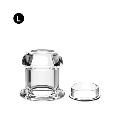 Hollow Anal Plug with Stopper Anal Expander/Tunnel/Toy Transparent Anus Dilation Adult SM Sex Toys for Women Men Couple Lesbian