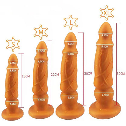 Huge Butt Plug Sex Shop Soft Material Anal Plug with Powerful Sucker Adult Product Female Masturbator Erotic Sex Toys for Couple