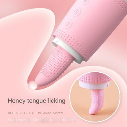 Huge Head Vibrator for Female Masturbation Orgasm AV Tongue Magic Wand Massager Nipple Clitoris Stimulator Sex Toys for Woman 18