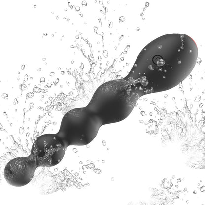 IKOKY 10 สปีด ไวเบรติงบัตต์ปลั๊กของเล่นทางเพศสำหรับผู้หญิง เครื่องกระตุ้นคลิตอริส เครื่องนวดต่อมลูกหมาก อุปกรณ์สั่นลูกปัดทวารหนักกระตุ้นอารมณ์