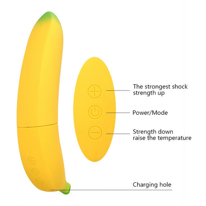 Female Masturbator Realistic Dildo Banana Vibrator Sex Toys for Women 7 Speed G-spot Vagina Stimulator