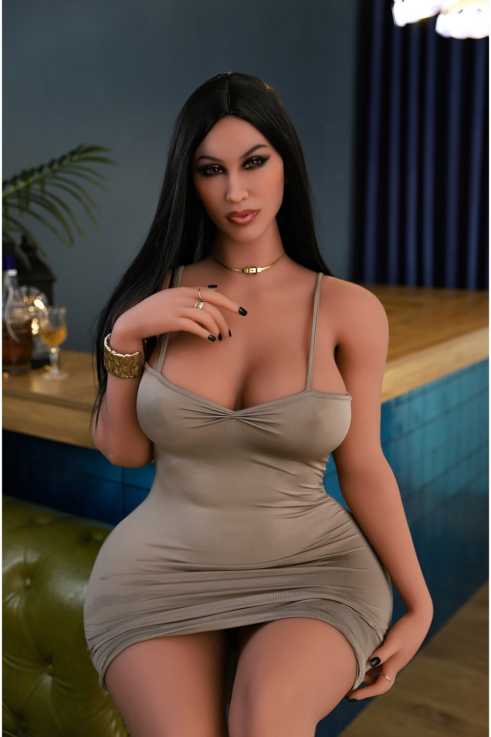 6YE Giada 157cm TPE Big Boobs And Big Ass Latina Realistic Sex Doll NO.1061