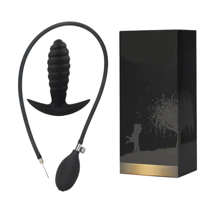 Inflatable ปั๊ม Anal ปลั๊กซิลิโคน Super Big Butt Plug Dildo นวดต่อมลูกหมาก Anus Extender Dilatador Sexules ของเล่นสำหรับผู้หญิง