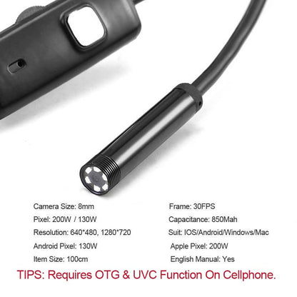 Intelligent Pussy Anal Vagina Voyeur Camera 7mm Inspection Borescope Waterproof Erotic Adult Game Sex Toys for Woman Couples