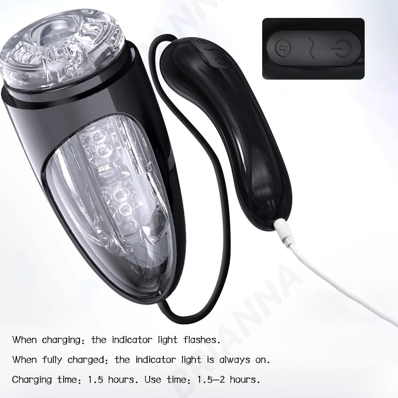 Japanese ชาย Masturbator 18ช่องคลอดดูดชาย Vibrator Ejaculation Exerciser สำเร็จความใคร่คัพเพศของเล่นสำหรับผู้ชาย Masturbators