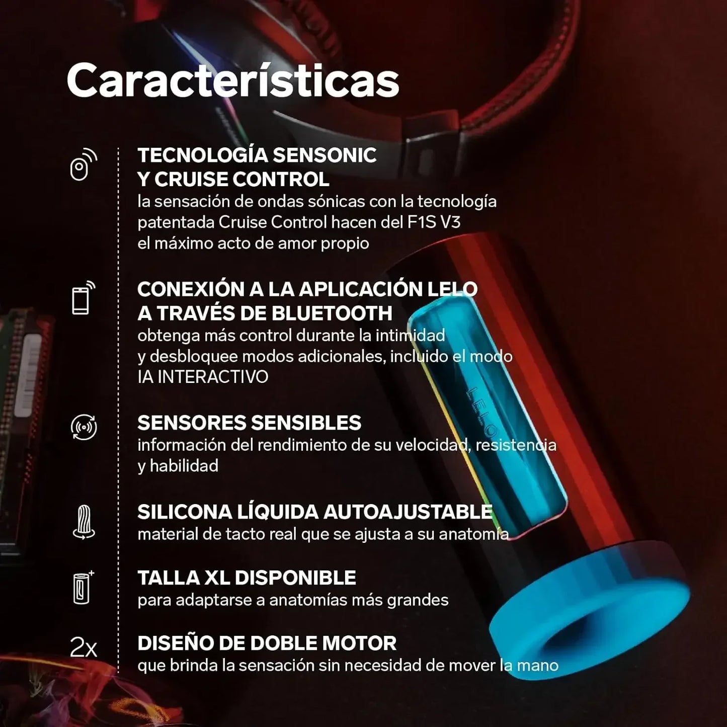 LELO F1S V3 Male Masturbator Pleasure Console with App Automatic Masturbator with 8 Settings and an AI. Adult Sex Toys for Men