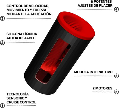 LELO F1S V3 Male Masturbator Pleasure Console with App Automatic Masturbator with 8 Settings and an AI. Adult Sex Toys for Men