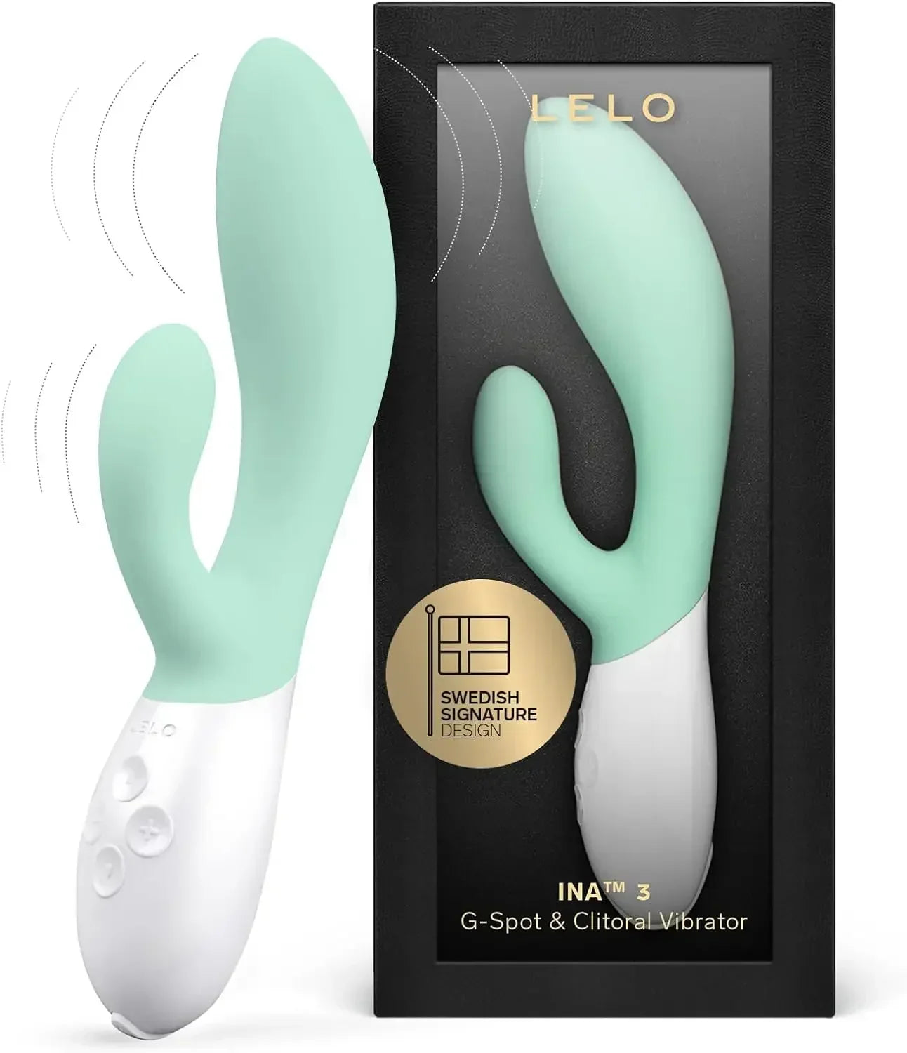 LELO INA 3 เครื่องสั่นกระต่าย G-Spot สำหรับผู้หญิง เครื่องสั่นกระต่ายสำหรับผู้หญิงพร้อมโหมดสั่น 10 โหมด ของเล่นผู้ใหญ่