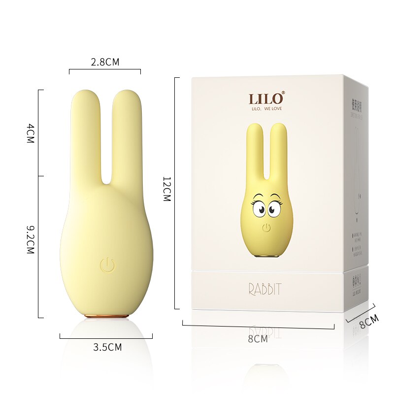 กระต่าย Vibrator G-Spot Masssage ของเล่นสำหรับหัวนมผู้หญิง Clamp Clitoris Vagina Stimulator หญิง Masturbator