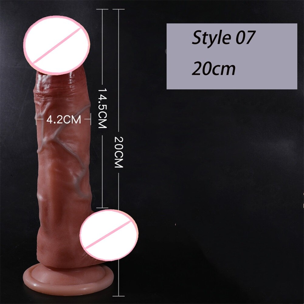 Realistic Big Penis Dildos with Suction Cup for Women Lesbian Toy Big Fake Dick Silicone Masturbation Adult Sex Products