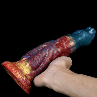 LUUK 6CM Thick Streamer Color Dildo Huge Glans Anal Plug with Powerful Sucker Sex Toys for Women Sexual Fantasy Products
