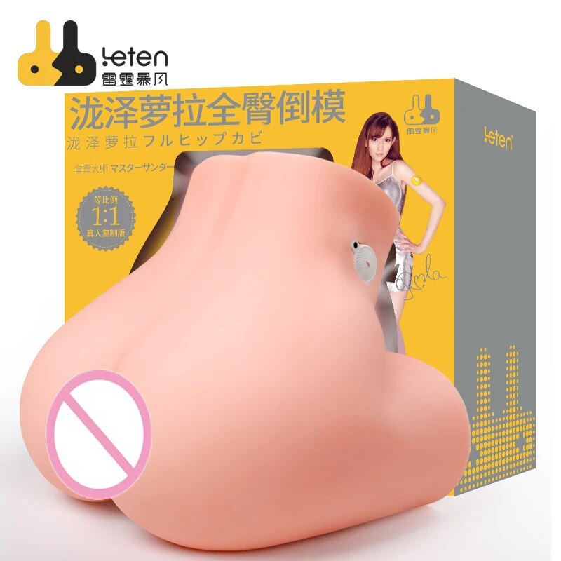 Leten 10.5Kg ทั้ง Hip แม่พิมพ์ Masturbating ของเล่นหีเซ็กซ์ทอยสำหรับชาย.AV Star Takizawa Rola 'S เร้าอารมณ์ Butt หลงใหล Anal & ช่องคลอด