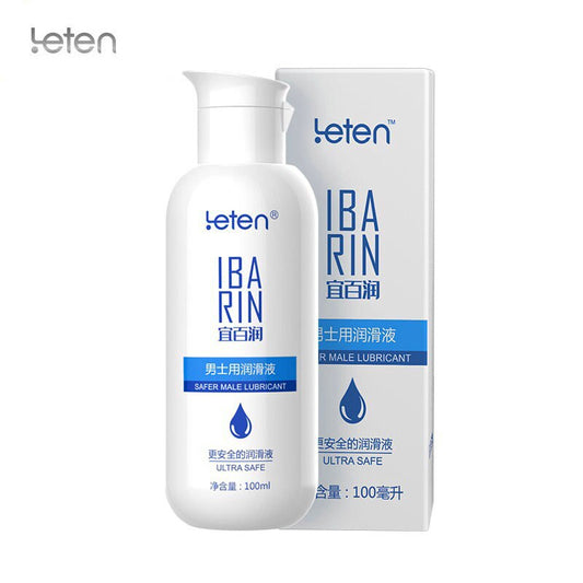 Leten 100ML สารหล่อลื่นสำหรับชาย ปลอดภัย ทำความสะอาดง่าย ออยล์หล่อลื่นสำหรับเกย์ เซ็กส์ทวารหนักสำหรับผู้ชาย ผลิตภัณฑ์สำหรับผู้ใหญ่