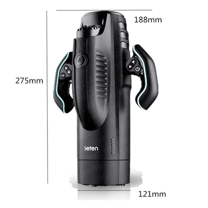 Leten เครื่องกระตุ้นช่องคลอด 3D สำหรับผู้ชาย เซ็กซ์ทอยแบบยืดหดอัตโนมัติ 10 โหมด