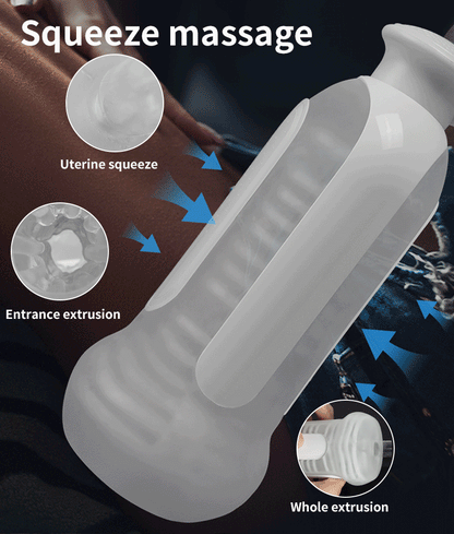 Leten Anal Male Masturbator Cup 3 Levels SPA Massage Suction with Female Sex Moaning Virtual Hip Sex for Men Masturbation Cup