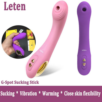 Leten เครื่องนวดกระตุ้นจีสปอตและช่องคลอดแบบสั่น ดูดอัตโนมัติ ให้ความร้อน ของเล่นเซ็กส์สำหรับผู้หญิง ผลิตภัณฑ์ช่วยสำเร็จความใคร่สำหรับผู้หญิง