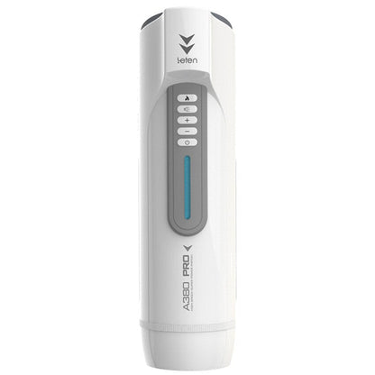 Leten Electric Piston Heating Vagina Vibrator Mmale Automatic Overlength Thrusting Masturbation Voice Sucking Sex Toys for Men