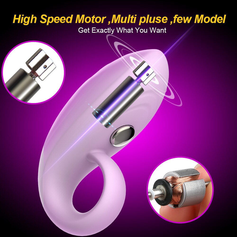 Leten G Spot Clitoris Stimulator Vibrator อุปกรณ์กระตุ้นคลิตอริส ซิลิโคนแบบสวมนิ้ว ของเล่นผู้ใหญ่เร้าอารมณ์สำหรับผู้หญิง