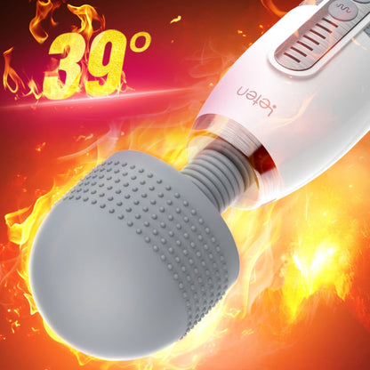 Leten Lightning เครื่องสั่นหัวใหญ่สำหรับช่วยตัวเองของผู้หญิง อุปกรณ์นวด AV Magic Wand กระตุ้นหัวนมและจุดซ่อนเร้น ของเล่นทางเพศสำหรับผู้หญิง