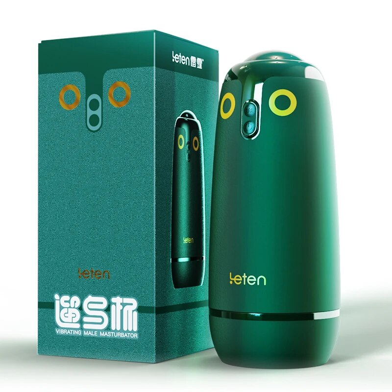 Leten ไวเบรเตอร์ช่วยตัวเองรูปนกทวิตเตอร์ ของเล่นเซ็กซ์สำหรับผู้ชาย เครื่องดูดฝุ่นในช่องคลอดแบบอัตโนมัติ ควบคุมด้วยแอปพลิเคชัน