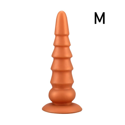 จุกเสียบทางทวารหนักขนาดใหญ่ซิลิโคนเหลว Dildos ผลิตภัณฑ์ทางเพศ จุกเสียบก้นขนาดใหญ่ อวัยวะเพศที่อ่อนนุ่ม ตัวขยายทวารหนัก กระตุ้นช่องคลอดและทวารหนัก ของเล่นทางเพศ Dick